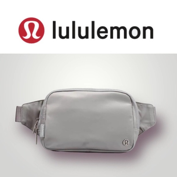 NWT LULULEMON EVERYWHERE BELT BAG LARGE SILVER - OS - Picture 1 of 3